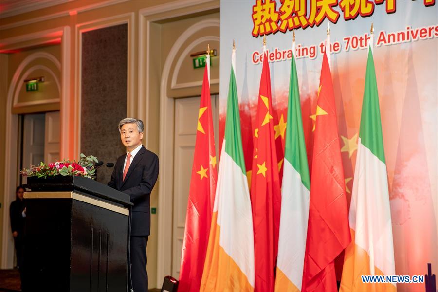 IRELAND-DUBLIN-PRC FOUNDING-70TH ANNIVERSARY-RECEPTION