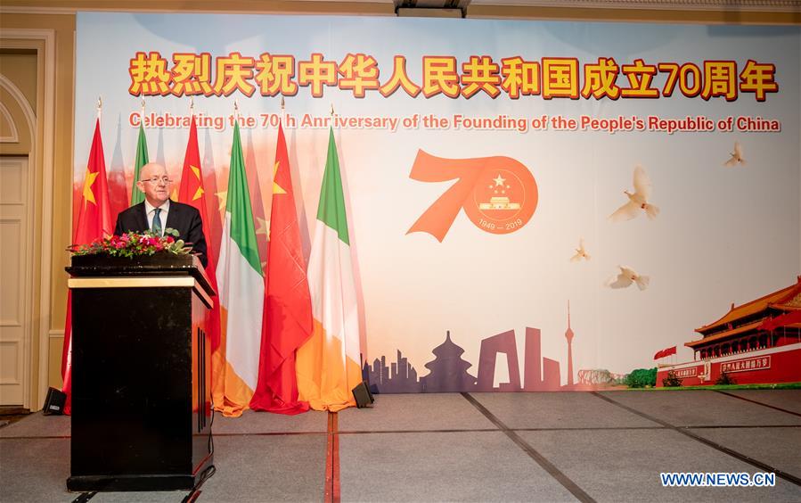 IRELAND-DUBLIN-PRC FOUNDING-70TH ANNIVERSARY-RECEPTION