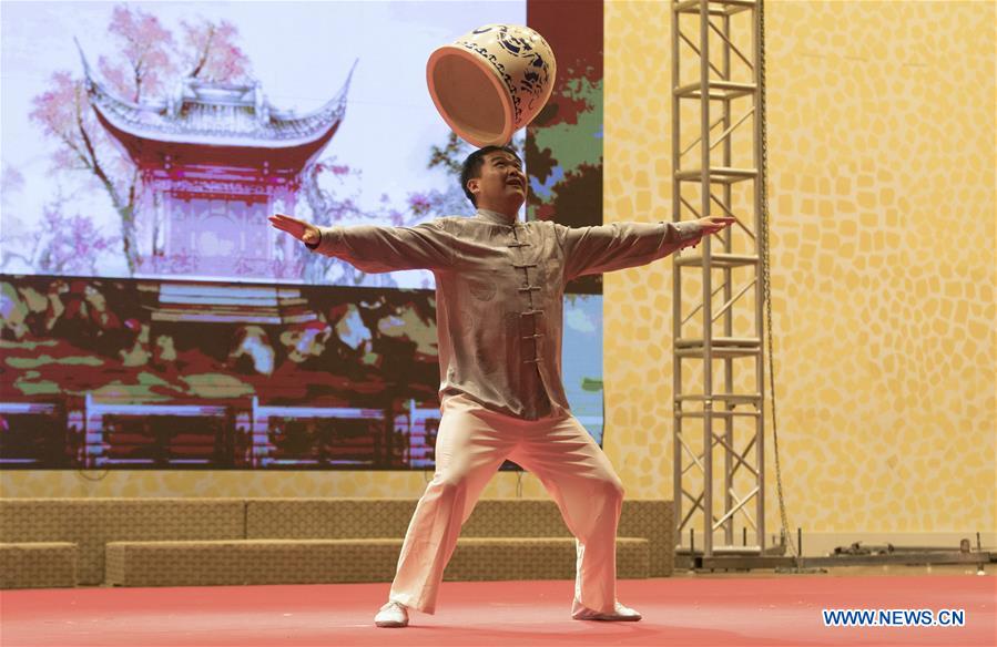 ZAMBIA-LUSAKA-PRC FOUNDING-70TH ANNIVERSARY-CHINESE ART TROUPE-PERFORMANCE