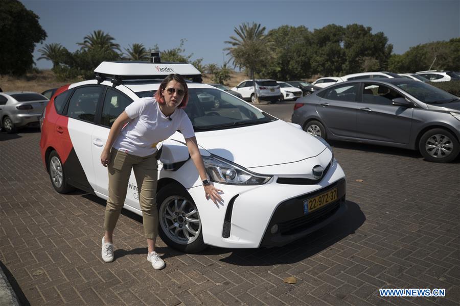 ISRAEL-TEL AVIV-YANDEX SELF-DRIVING CAR-TEST