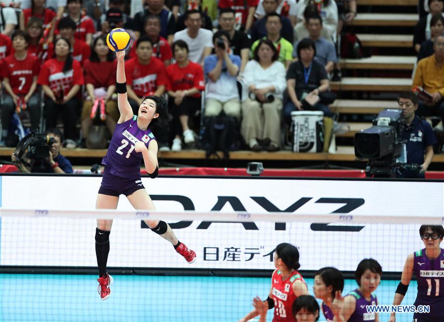 FIVB Volleyball Women's World Cup round robin match Japan vs