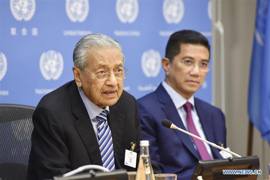 UN-GENERAL ASSEMBLY-MALAYSIAN PM-PRESS CONFERENCE