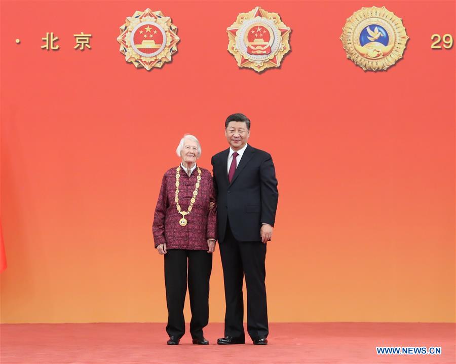 CHINA-BEIJING-NATIONAL MEDALS AND HONORARY TITLES-PRESENTATION CEREMONY (CN)