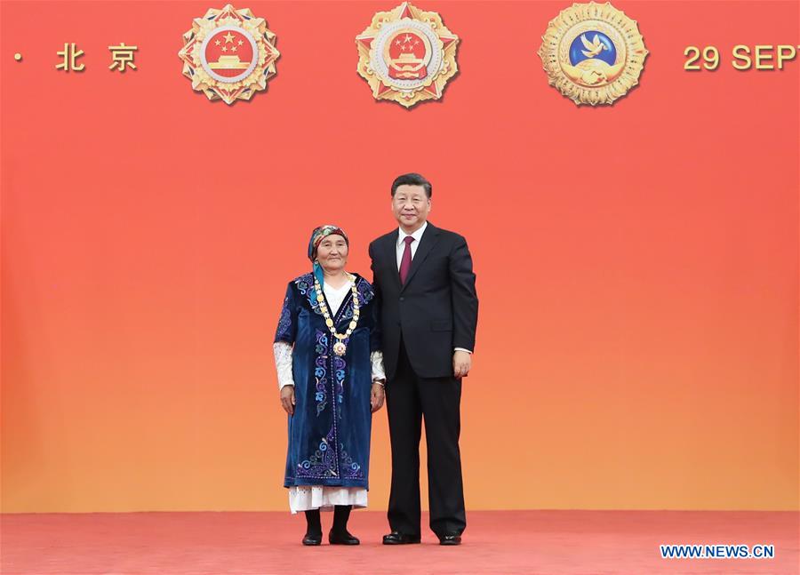 CHINA-BEIJING-NATIONAL MEDALS AND HONORARY TITLES-PRESENTATION CEREMONY (CN)