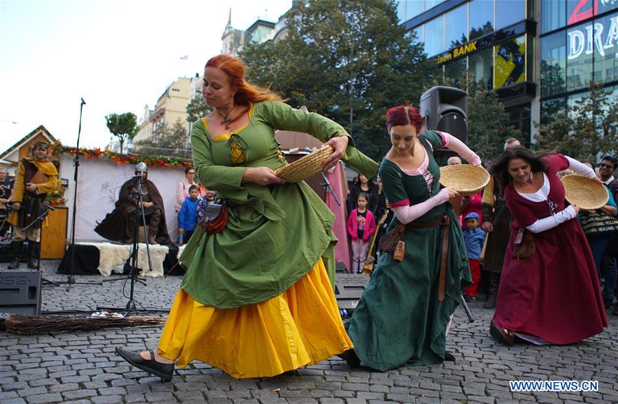 CZECH REPUBLIC-PRAGUE-ST. WENCESLAS CELEBRATIONS