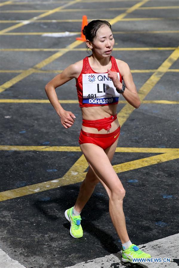 (SP)QATAR-DOHA-IAAF WORLD ATHLETICS CHAMPIONSHIPS-WOMEN'S 50KM RACE WALK 