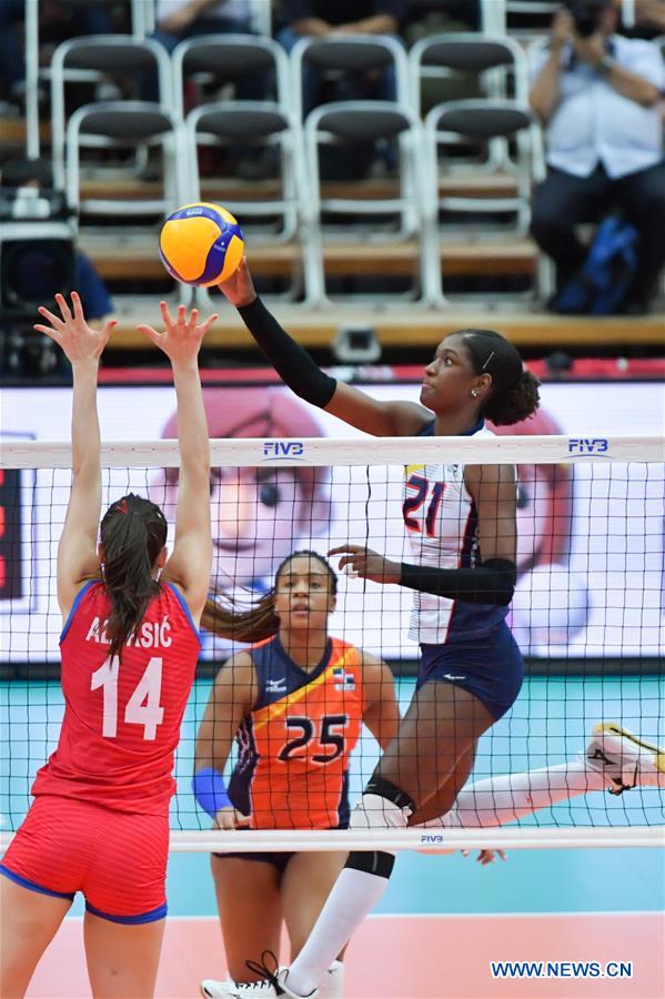 (SP)JAPAN-OSAKA-VOLLEYBALL-WOMEN'S WORLD CUP-DOM VS SRB