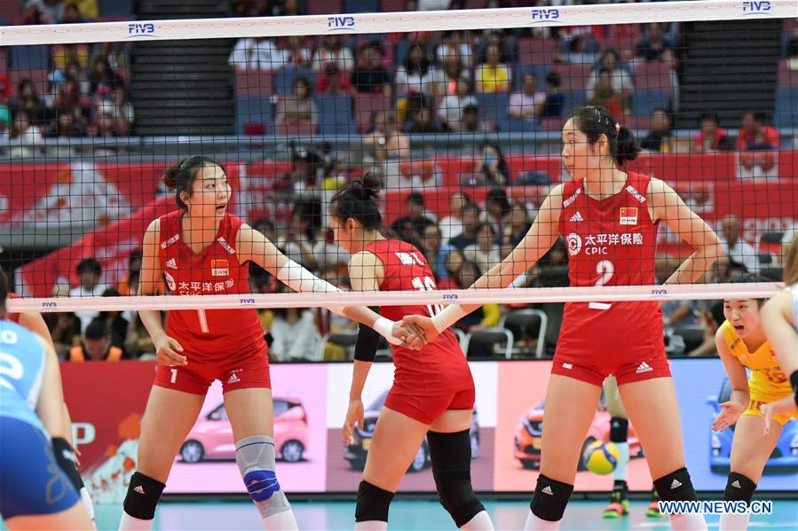 (SP)JAPAN-OSAKA-VOLLEYBALL-WOMEN'S WORLD CUP-CHN VS ARG