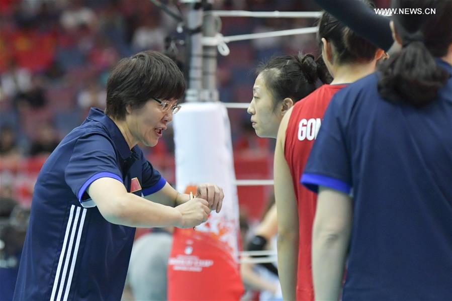 (SP)JAPAN-OSAKA-VOLLEYBALL-WOMEN'S WORLD CUP-CHN VS ARG