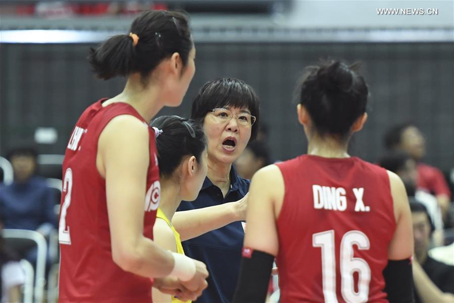 (SP)JAPAN-OSAKA-VOLLEYBALL-WOMEN'S WORLD CUP-CHN VS ARG