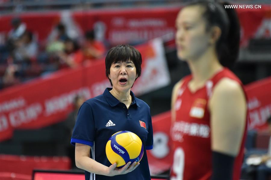 (SP)JAPAN-OSAKA-VOLLEYBALL-WOMEN'S WORLD CUP-CHN VS ARG