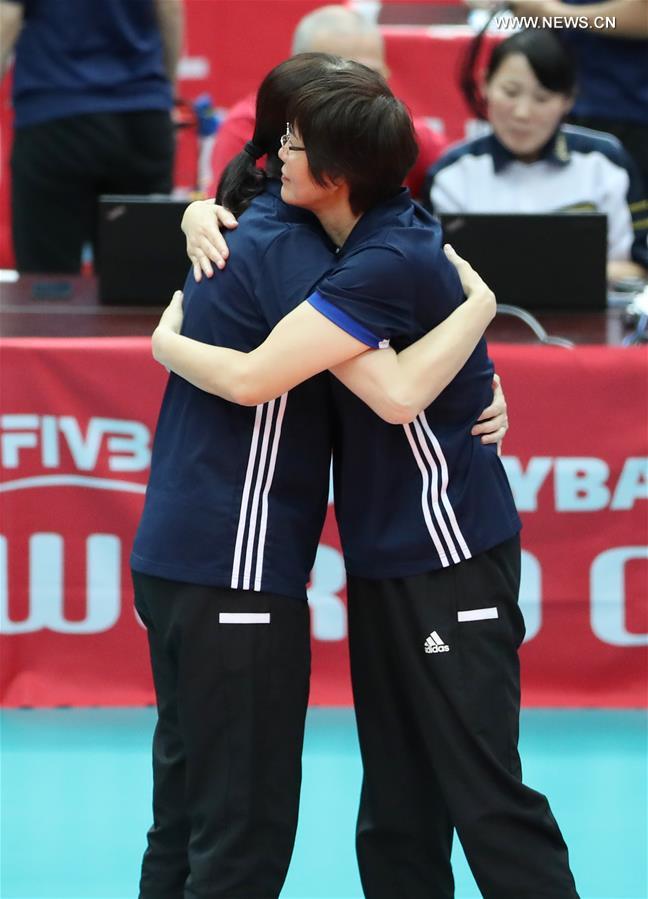(SP)JAPAN-OSAKA-VOLLEYBALL-WOMEN'S WORLD CUP-CHN VS ARG