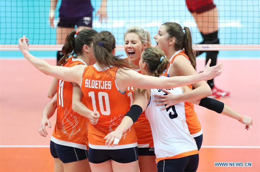 (SP)JAPAN-OSAKA-VOLLEYBALL-WOMEN'S WORLD CUP-JPN VS NED