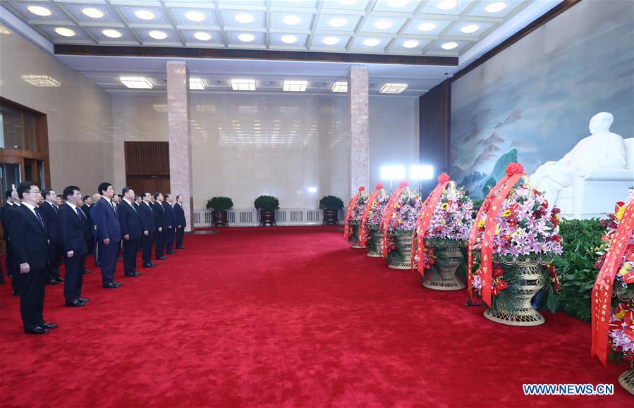 CHINA-BEIJING-XI JINPING-CHAIRMAN MAO MEMORIAL HALL-TRIBUTE (CN)