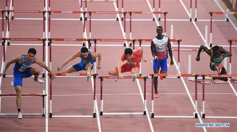 (SP)QATAR-DOHA-IAAF WORLD ATHLETICS CHAMPIONSHIPS-MEN'S 110M HUNDLES HEATS