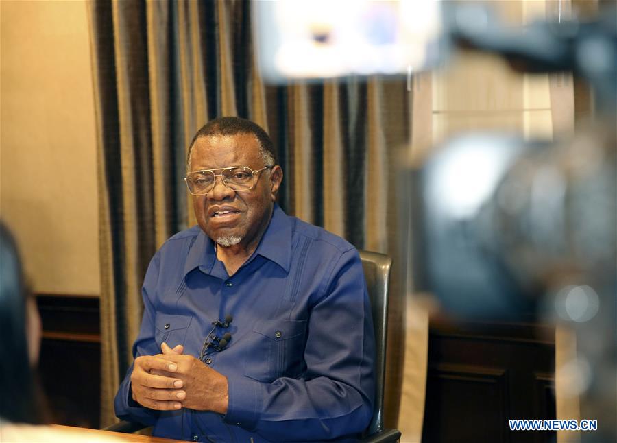 U.S.-NEW YORK-NAMIBIA-PRESIDENT-INTERVIEW
