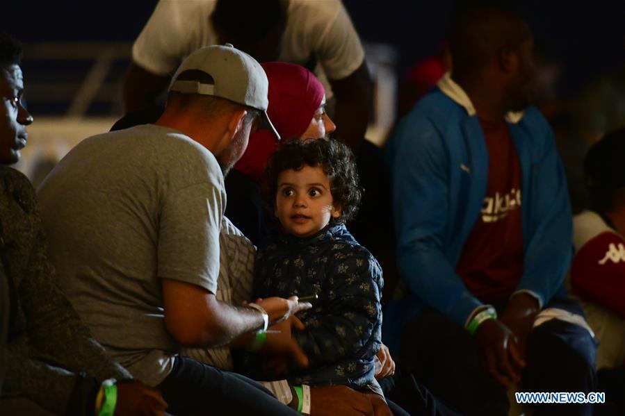 MALTA-FLORIANA-MIGRANTS-DISEMBARKATION