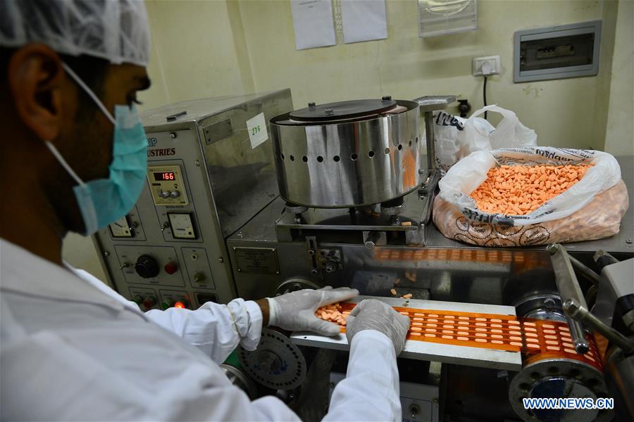 MIDEAST-GAZA-PHARMACEUTICAL FACTORY