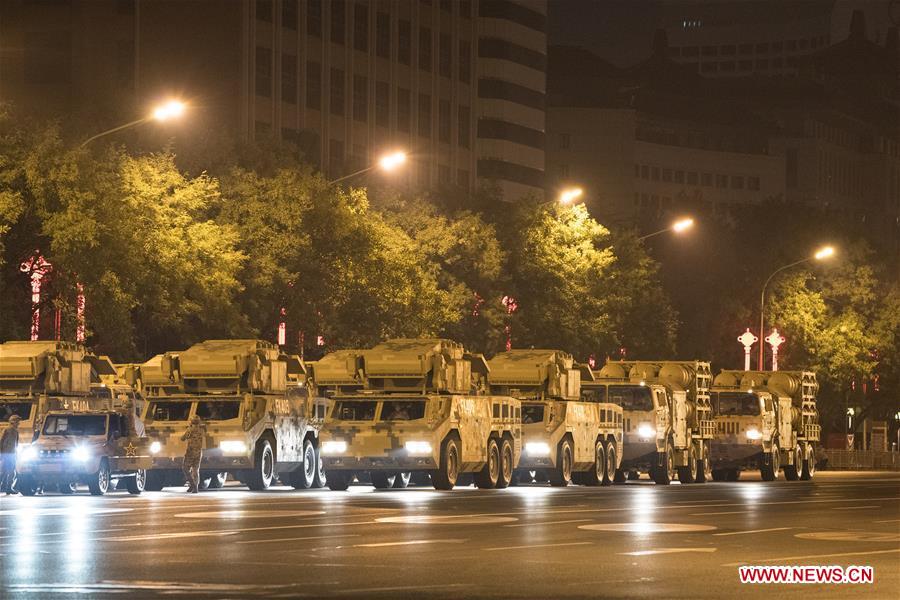 (PRC70Years)CHINA-BEIJING-NATIONAL DAY-CELEBRATIONS-PREPARATION (CN)