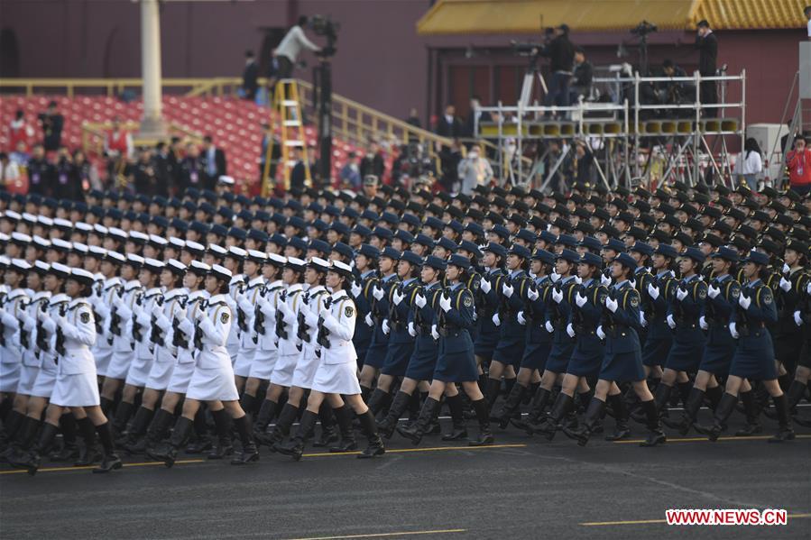 (PRC70Years)CHINA-BEIJING-NATIONAL DAY-CELEBRATIONS-PREPARATION (CN)