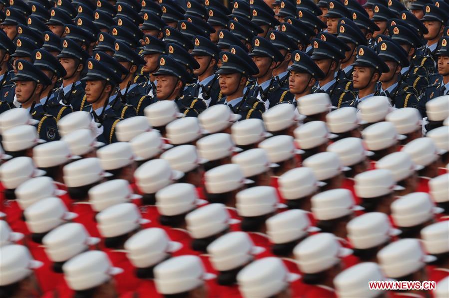 (PRC70Years)CHINA-BEIJING-NATIONAL DAY-CELEBRATIONS-PREPARATION (CN)