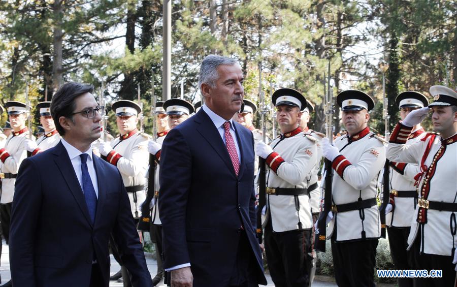 NORTH MACEDONIA-SKOPJE-MONTENEGRO-DIPLOMACY