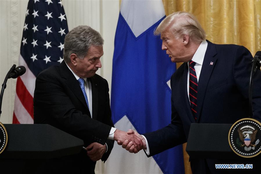 U.S.-WASHINGTON D.C.-TRUMP-FINNISH PRESIDENT