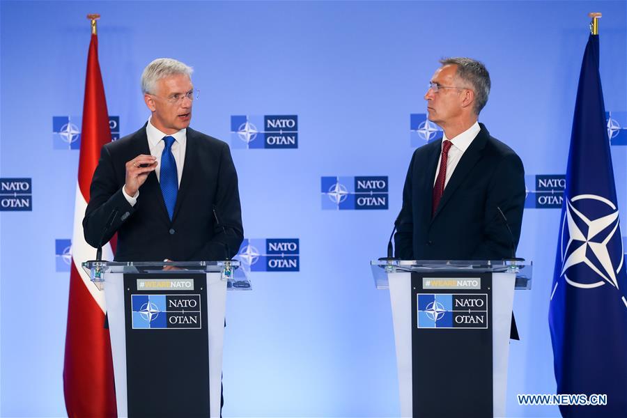 BELGIUM-BRUSSELS-NATO-LATVIA