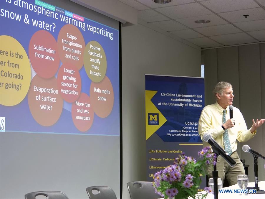 U.S.-MICHIGAN-ANN ARBOR-U.S.-CHINA ENVIRONMENT AND SUSTAINABILITY FORUM