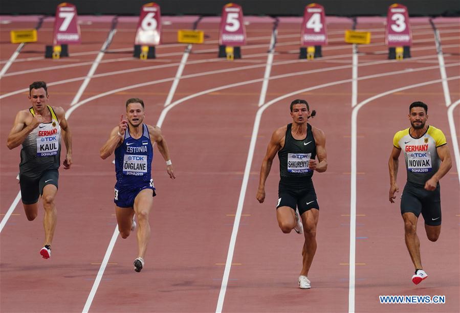 (SP) QATAR-DOHA-IAAF WORLD CHAMPIONSHIPS-MEN'S DECATHLON-100M