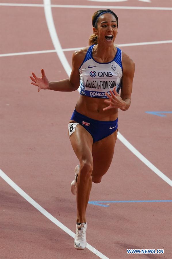 (SP)QATAR-DOHA-IAAF WORLD CHAMPIONSHIPS-WOMEN'S HEPTATHLON-100M HURDLES