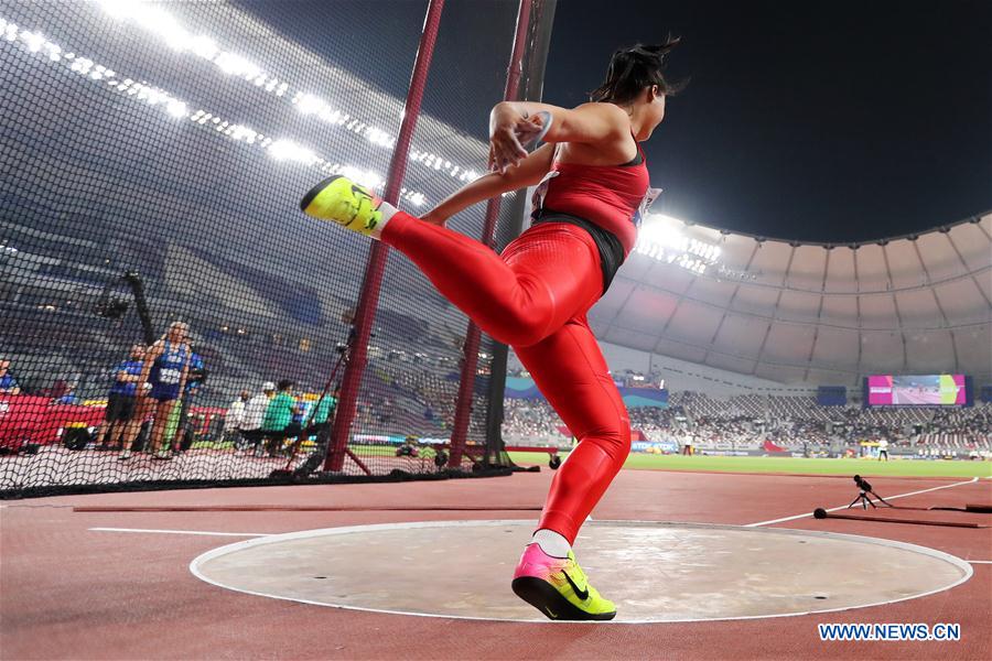 (SP)QATAR-DOHA-IAAF WORLD ATHLETICS CHAMPIONSHIPS-WOMEN'S DISCUS THROW 