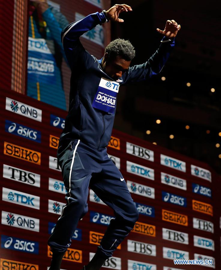 (SP)QATAR-DOHA-IAAF WORLD ATHLETICS CHAMPIONSHIPS-MEN'S 200M MEDAL CEREMONY 