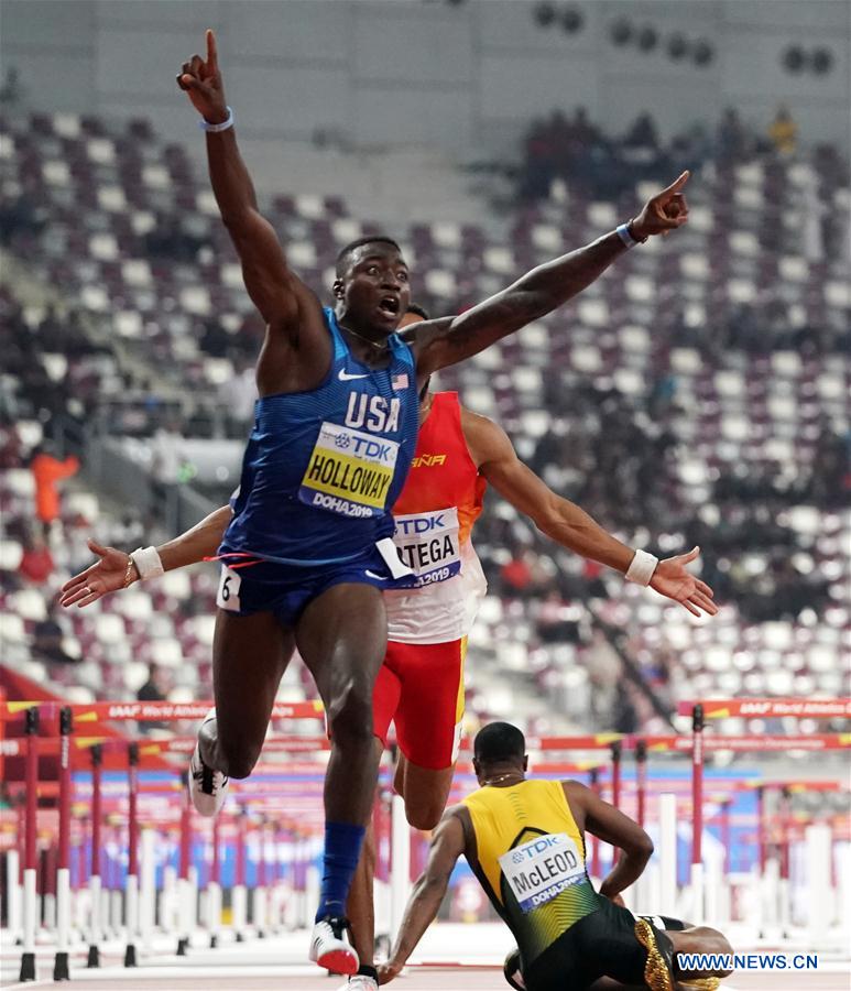 (SP)QATAR-DOHA-IAAF WORLD CHAMPIONSHIPS-MEN'S 110M HURDLES FINAL