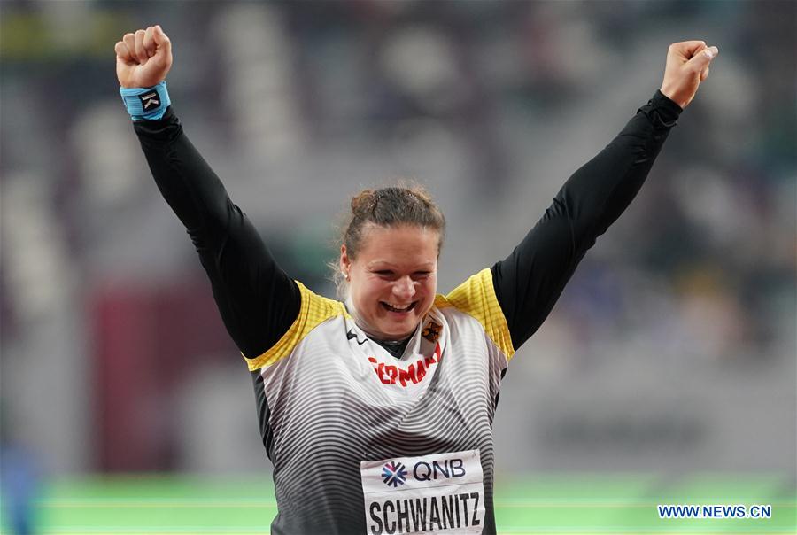 (SP)QATAR-DOHA-ATHLETICS-IAAF WORLD CHAMPIONSHIPS-WOMEN-SHOT PUT-FINAL