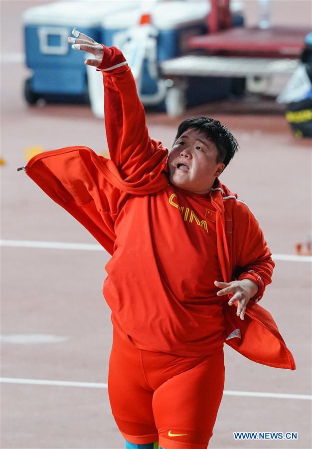 (SP)QATAR-DOHA-ATHLETICS-IAAF WORLD CHAMPIONSHIPS-WOMEN-SHOT PUT-FINAL