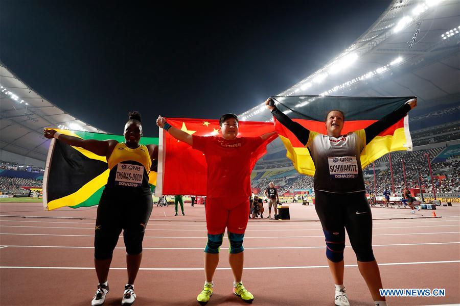 (SP)QATAR-DOHA-ATHLETICS-IAAF WORLD CHAMPIONSHIPS-WOMEN-SHOT PUT-FINAL