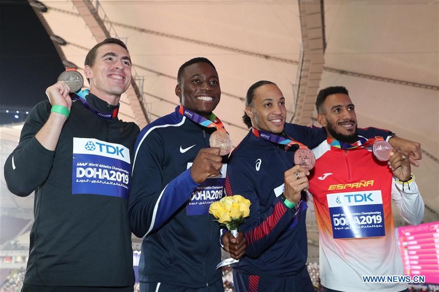(SP)QATAR-DOHA-ATHLETICS-IAAF WORLD CHAMPIONSHIPS-MEDAL CEREMONY