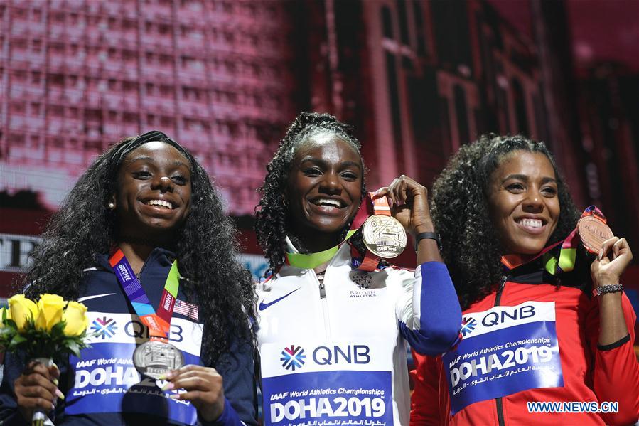 (SP)QATAR-DOHA-ATHLETICS-IAAF WORLD CHAMPIONSHIPS-MEDAL CEREMONY