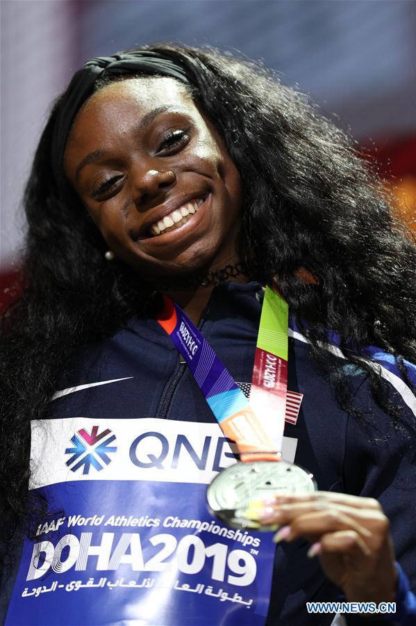 (SP)QATAR-DOHA-ATHLETICS-IAAF WORLD CHAMPIONSHIPS-MEDAL CEREMONY