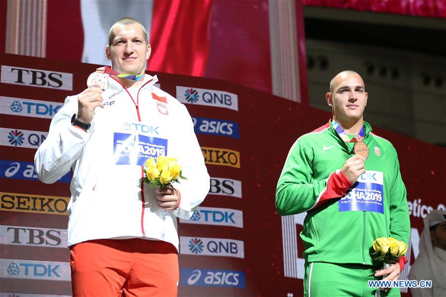 (SP)QATAR-DOHA-ATHLETICS-IAAF WORLD CHAMPIONSHIPS-MEDAL CEREMONY