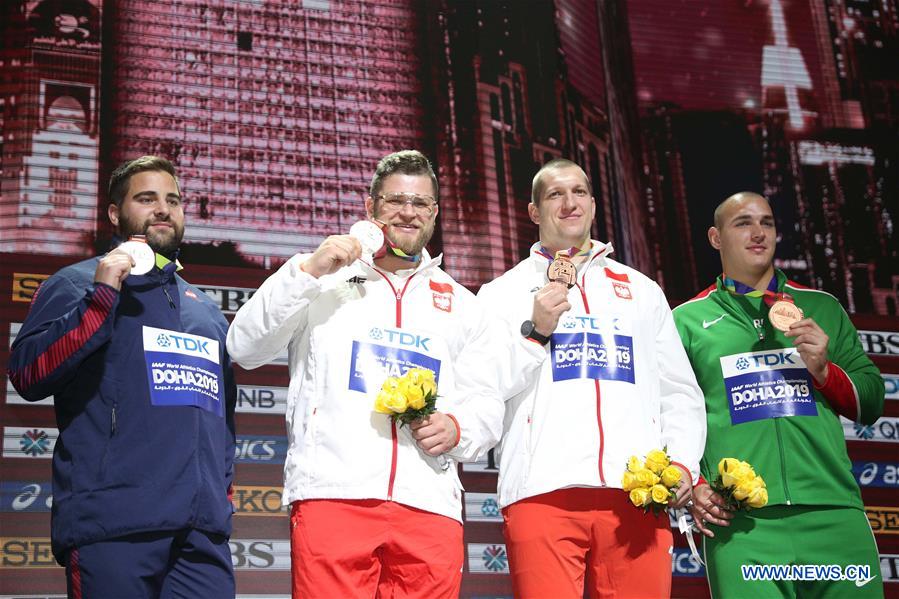 (SP)QATAR-DOHA-ATHLETICS-IAAF WORLD CHAMPIONSHIPS-MEDAL CEREMONY