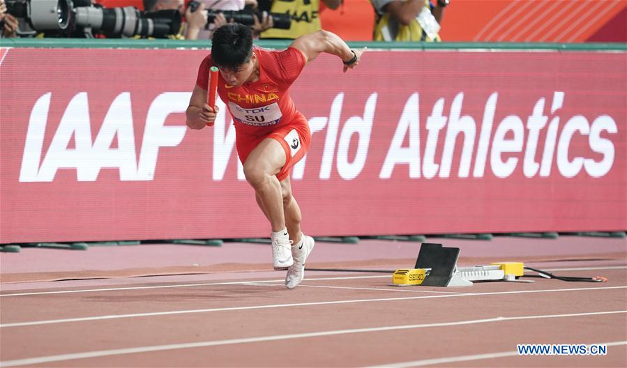 (SP)QATAR-DOHA-IAAF WORLD ATHLETICS CHAMPIONSHIPS-MEN'S 4X100M RELAY