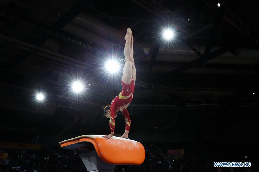 (SP)GERMANY-STUTTGART-FIG-ARTISTIC GYMNASTICS WORLD CHAMPIONSHIPS-WOMEN'S QUARLIFICATIONS