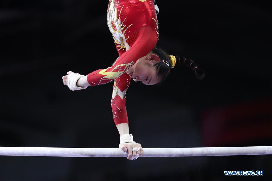 (SP)GERMANY-STUTTGART-FIG-ARTISTIC GYMNASTICS WORLD CHAMPIONSHIPS-WOMEN'S QUARLIFICATIONS