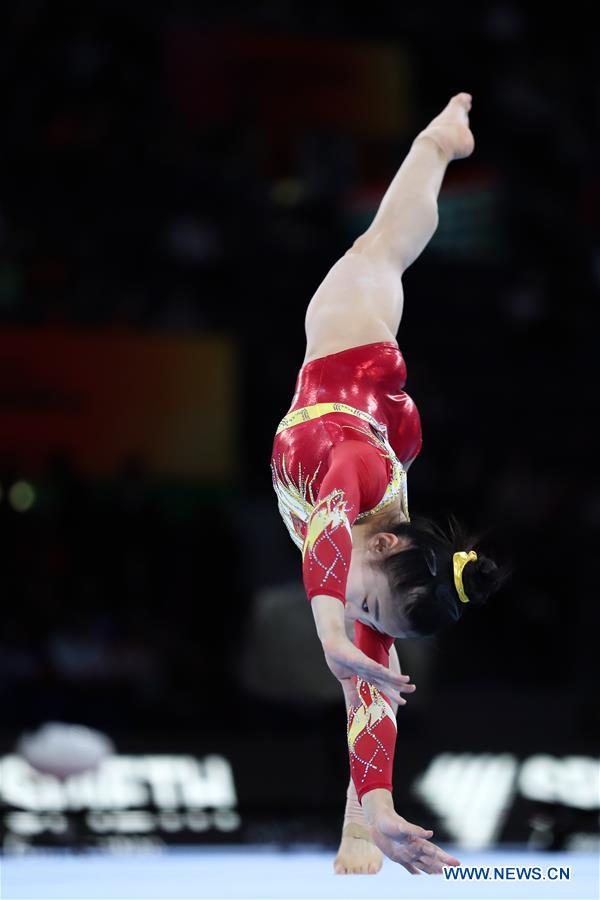(SP)GERMANY-STUTTGART-FIG-ARTISTIC GYMNASTICS WORLD CHAMPIONSHIPS-WOMEN'S QUARLIFICATIONS