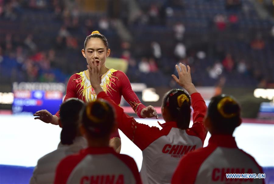 (SP)GERMANY-STUTTGART-FIG-ARTISTIC GYMNASTICS WORLD CHAMPIONSHIPS-WOMEN'S QUARLIFICATIONS