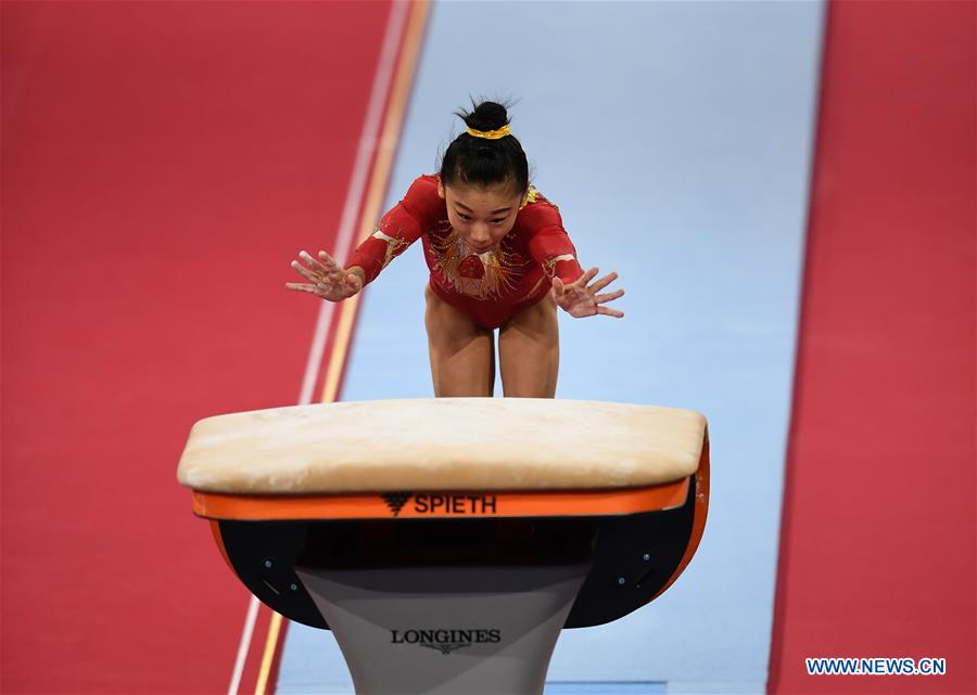 (SP)GERMANY-STUTTGART-FIG-ARTISTIC GYMNASTICS WORLD CHAMPIONSHIPS-WOMEN'S QUARLIFICATIONS