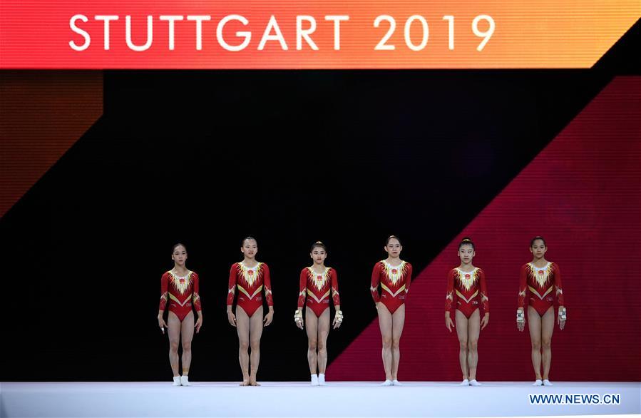 (SP)GERMANY-STUTTGART-FIG-ARTISTIC GYMNASTICS WORLD CHAMPIONSHIPS-WOMEN'S QUARLIFICATIONS