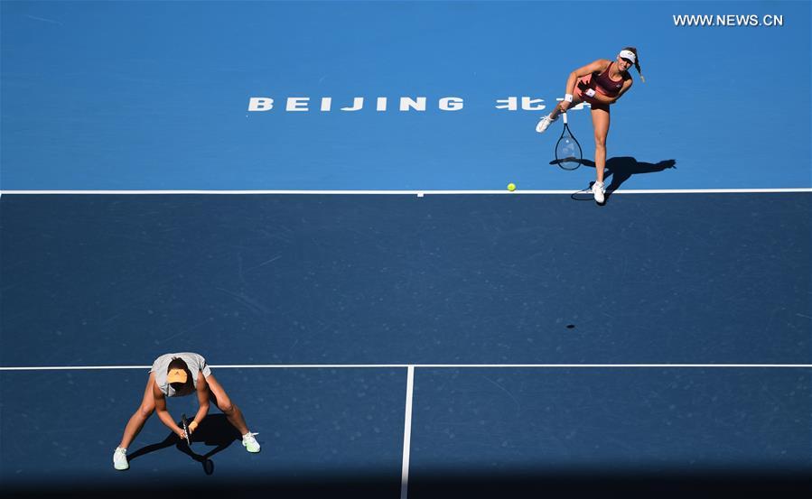 (SP)CHINA-BEIJING-TENNIS-CHINA OPEN-SEMIFINAL-WOMEN'S DOUBLES(CN)